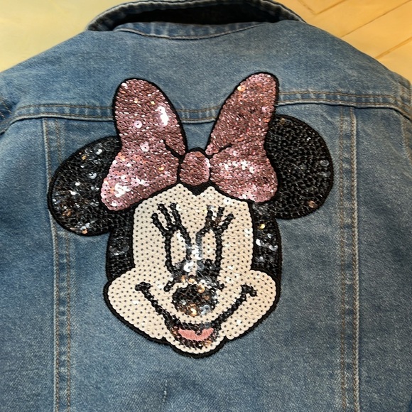 Disney Childs Jean Jacket size 4 like new - Picture 5 of 5